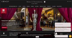 Desktop Screenshot of hotelstpetersbourg.com